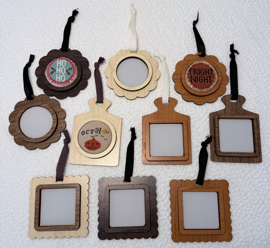 The Finisher's Keepsake Ornament Frames