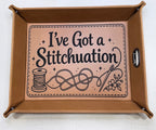 Stitcher Saying Valet Trays
